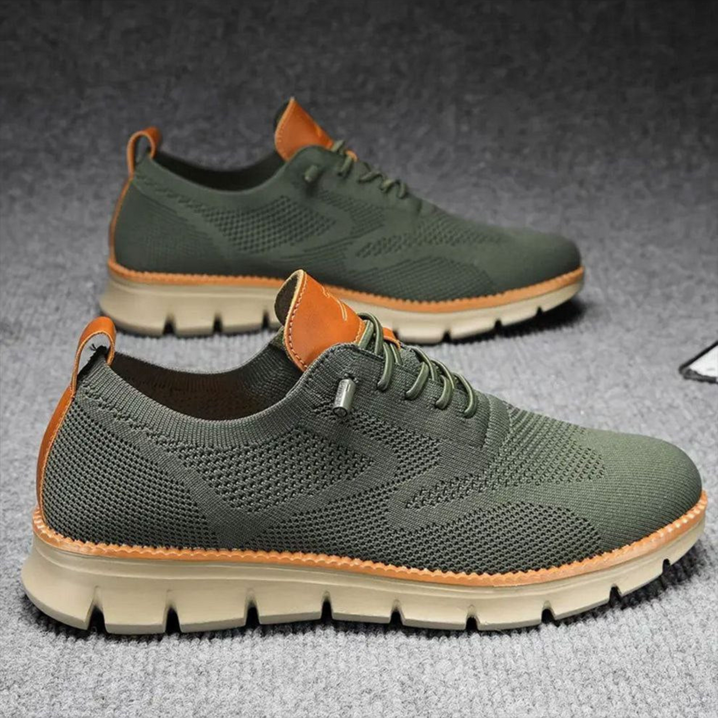 Leichte Strick-Sneaker Herren Regular Fit Freizeit